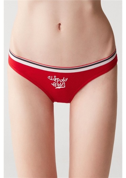 Kadın 66237 Kırmızı - Lacivertvert 3'lü Slip fiyatları