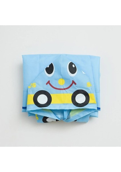 Mavi Çocuk Yağmurluk Karikatür Desenli Su Geçirmez modelleri