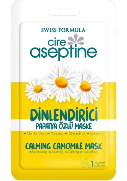Çeşitli Markalar Cire Aseptine Dinlendirici Papatya Özlü Maske