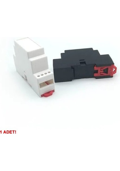 Roba Ray Tip Siyah Plastik Kutu 24 x 59 x 88MM Elektronik Devre Proje Prototip Sigorta Röle