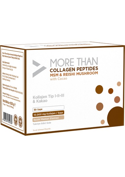 Collegen Peptides Msm & Reishi Mushroom 30 Saşe