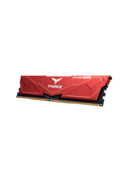 Team T-Force Vulcan Red 16GB(1X16GB) 6000MHZ Ddr5 CL38 Gaming Ram (FLRD516G6000HC38A01)