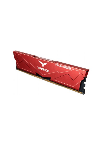 Team T-Force Vulcan Red 16GB(1X16GB) 6000MHZ Ddr5 CL38 Gaming Ram (FLRD516G6000HC38A01)