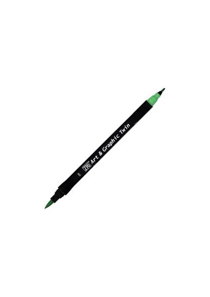 Art&graphic Twin Çift Uçlu Keçe Grafik Kalemi 550 Emerald Green
