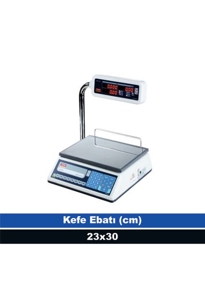 Ege 30 kg 5 gr Hesaplamalı Terazi (Onaylı)
