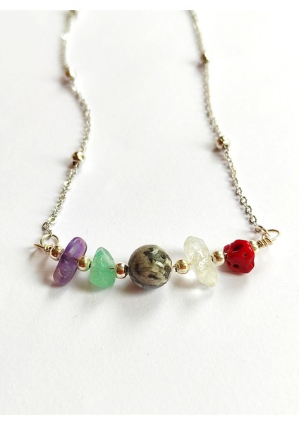 Oğlak Burcu Doğal Taş Kolye 45 cm fiyatları