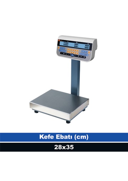 28X35 15 kg 2 gr Hesaplamalı Terazi (Onaylı)