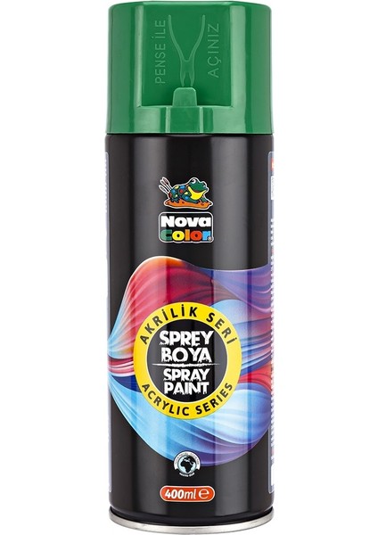 Akrilik Sprey Boya Yeşil 400ml