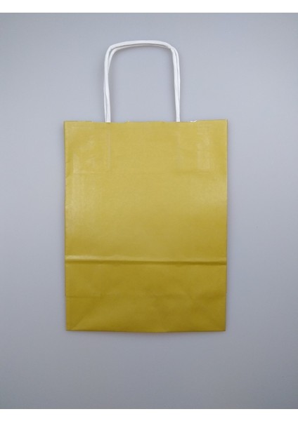 Kraft Kağıt Çanta Gold 18CM x 24CM - 1 Adet