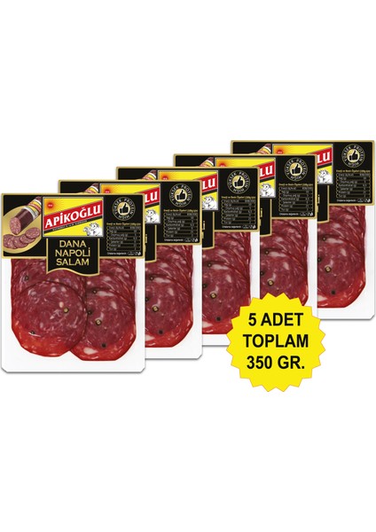 Dana Napoli Salam Beşli Paket (Toplam 350 Gr.)