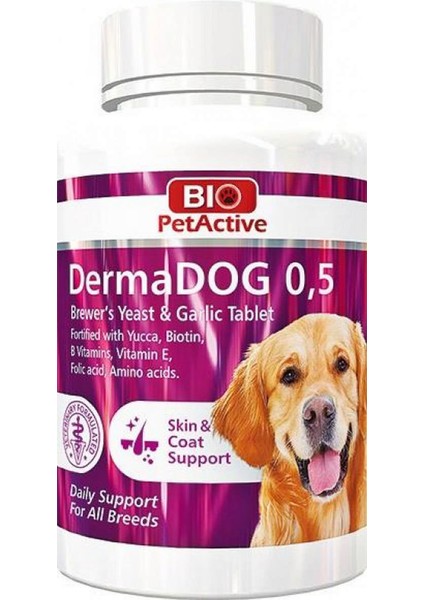 Dermadog 0,5 150 Tabs Vitamin Tablet
