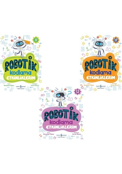 Robotik Kodlama Etkinliklerim / 3 Kitap Set - Muammer Özkan - Iş Bankası Kültür Yayınları