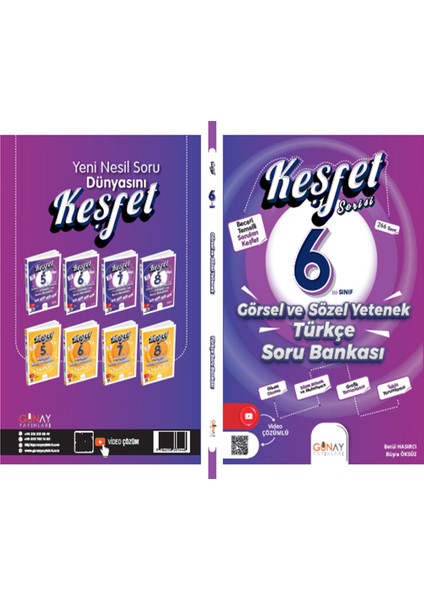 6. Sınıf Keşfet Serisi Görsel ve Sözel Yetenek Soru Bankası