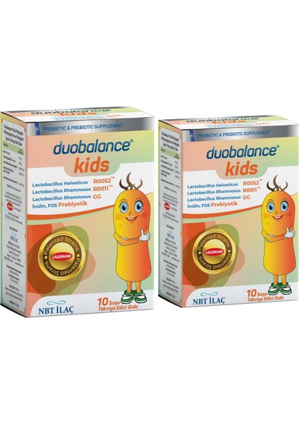 nbtlife Duobalance Kids 10 Saşe 2 Adet