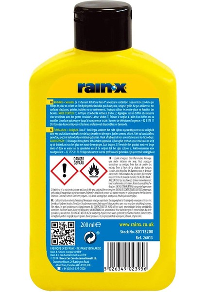 Rain-X Yağmur Itici, 200 ml