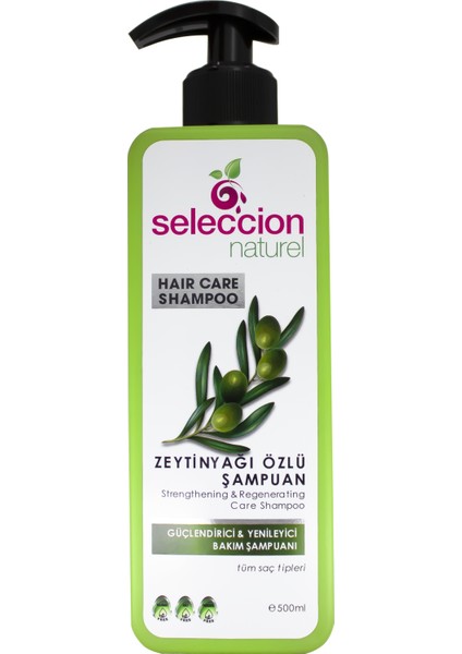Naturel 500 ml Zeytin Yağlı Şampuan