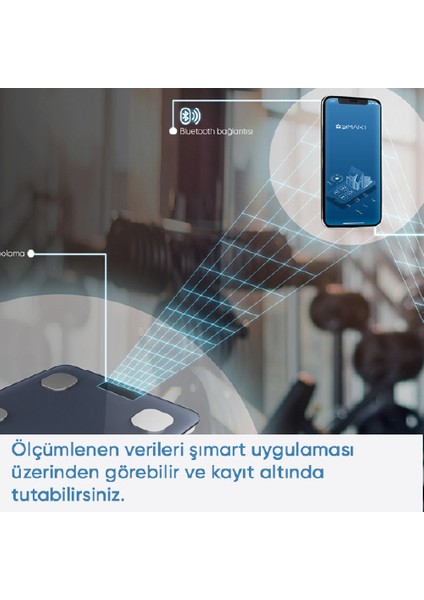 Akıllı Tartı Yağ Ölçer, Kas Analizli ve Vücut Takipli modelleri