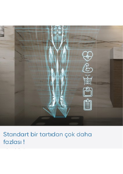 Akıllı Tartı Yağ Ölçer, Kas Analizli ve Vücut Takipli indirimleri