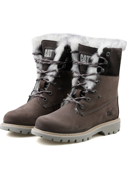 Utah Fur Kadın Günlük Bot 015Z101184-DARK-GREY-NUBUK Gri modelleri
