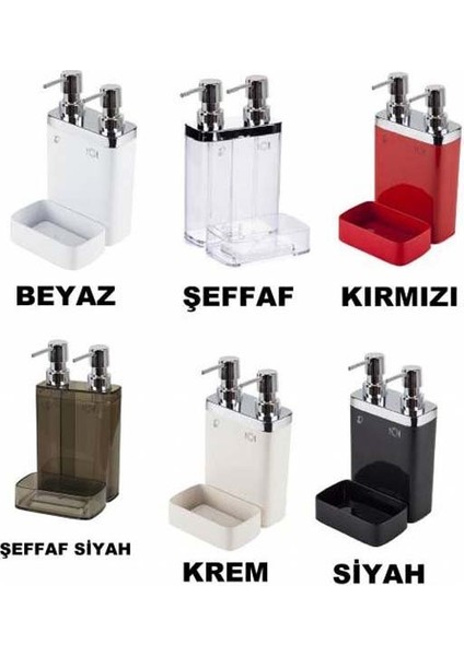 Viva 2'li Sıvı Sabunluk Renkleri fiyatları