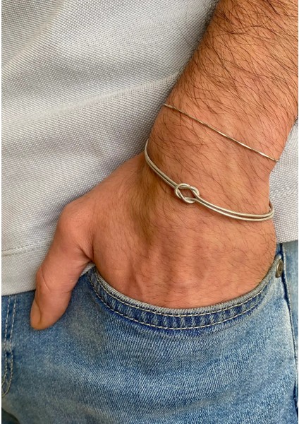 Erkek Düğüm ve Minimal Kombin Bileklik