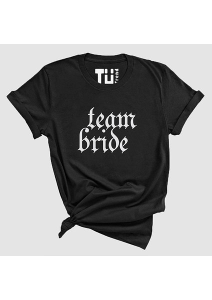 Bride Team Yazılı Bekarlığa Veda Partilerinde Nedime Için Tshirt