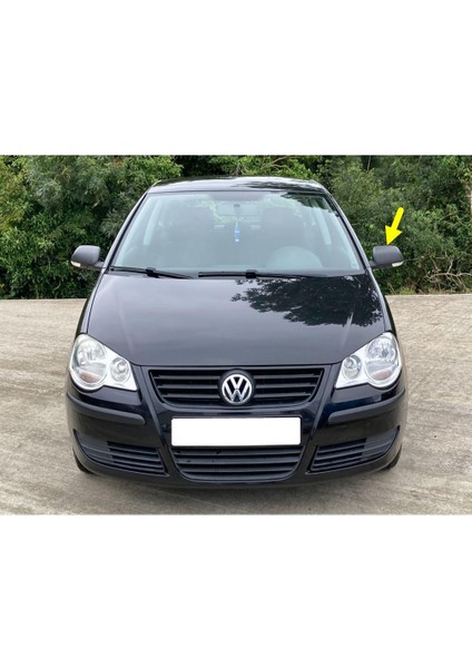 Vw Polo 2005-2009 Sol Dış Dikiz Ayna Kapağı Siyah 1Z0857537