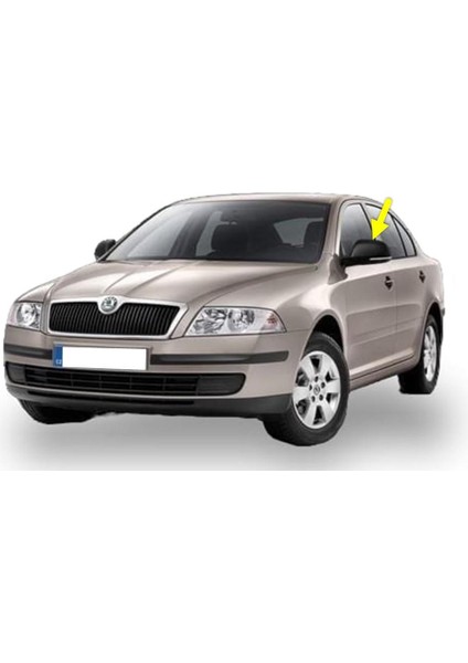 Skoda Octavia A5 2005-2008 Sol Dış Dikiz Ayna Kapağı Siyah 1Z0857537 fiyatları