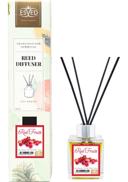 Kırmızı Meyveler Kokusu 100 ml Çubuklu Oda Kokusu