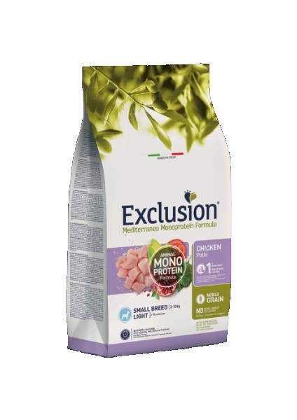 Mediterraneo Monoprotein Düşük Tahıllı Tavuklu ve Narlı Küçük Irk Light Köpek Maması 2 kg