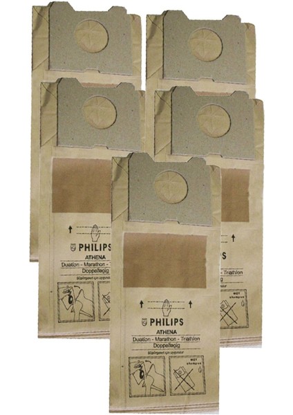 Philips Triathlon 1400 Kağıt Toz Torbası 10 Adet