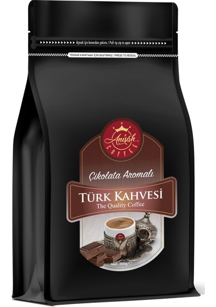 Çikolata Aromalı Türk Kahvesi 250 Gram