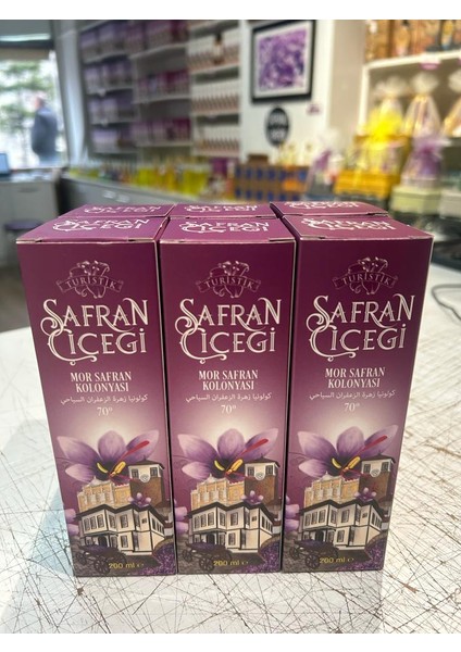 Safran Çiçeği 200 ml Mor Safran Dökme 6'lı