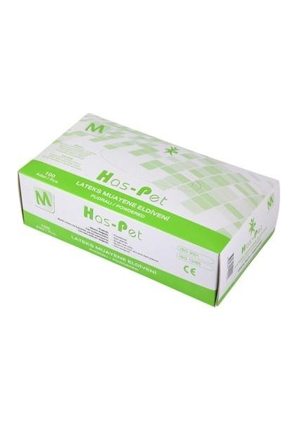Latex Pudralı Eldiven Medium 100'LÜ