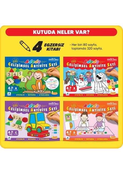 Adeda Gelişimsel Aktivite Seti 4-7 Yaş indirimleri