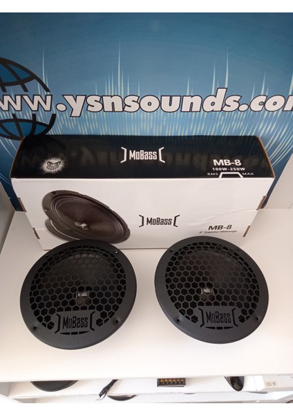 20CM Midrange – Mobass Mb8 200W 100RMS Midrange Hoparlör 20CM - Eski Seri