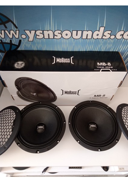 20CM Midrange – Mobass Mb8 200W 100RMS Midrange Hoparlör 20CM - Eski Seri