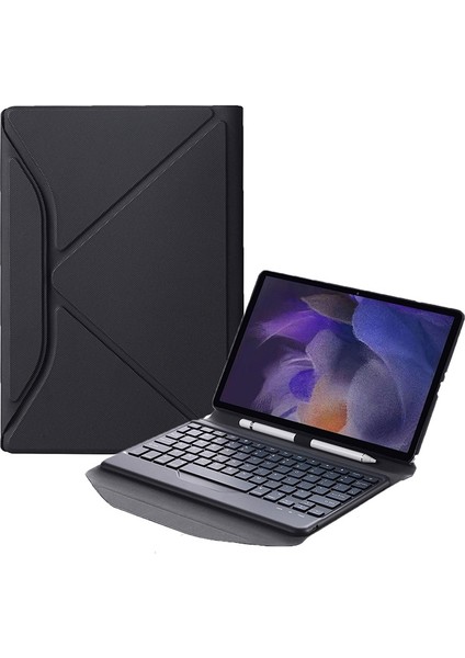 BA08 Bluetooth Klavye + Samsung Galaxy Tab A8 Siyah + Siyah (Yurt Dışından)
