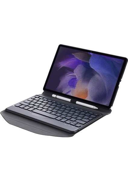 BA08 Bluetooth Klavye + Samsung Galaxy Tab A8 Siyah + Siyah (Yurt Dışından)