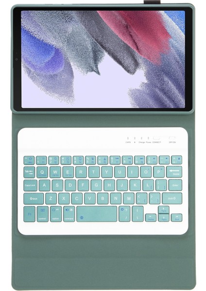 Klavye+Samsung Galaxy Için Kılıf A7 8.7 T220 / T225 Koyu Yeşil (Yurt Dışından)