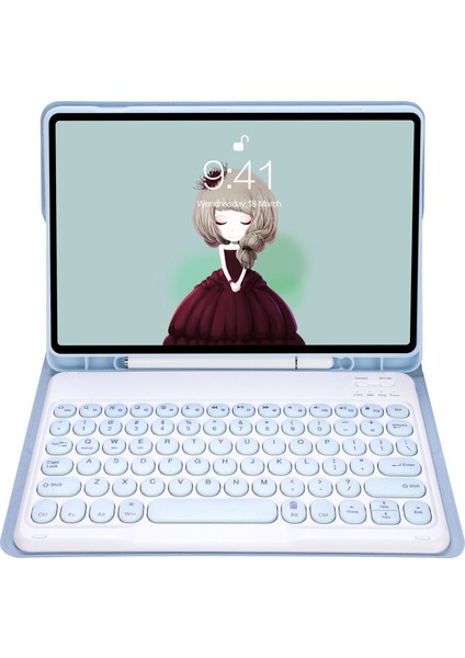 Klavye + Samsung Galaxy Tab S8 11 Inç Beyaz Buz Için (Yurt Dışından) fırsatları