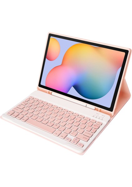 Klavye + Samsung Galaxy Tab S6 Pembe Için Kılıf (Yurt Dışından)