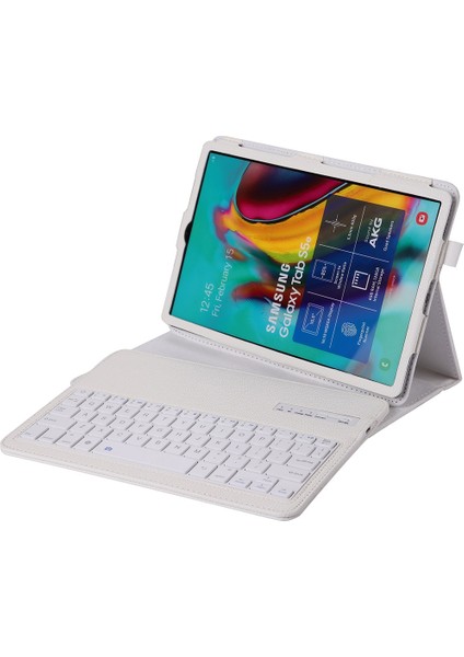 Galaxy Tab S5E Için SA720 Bluetooth Klavye + Pu Beyaz (Yurt Dışından)