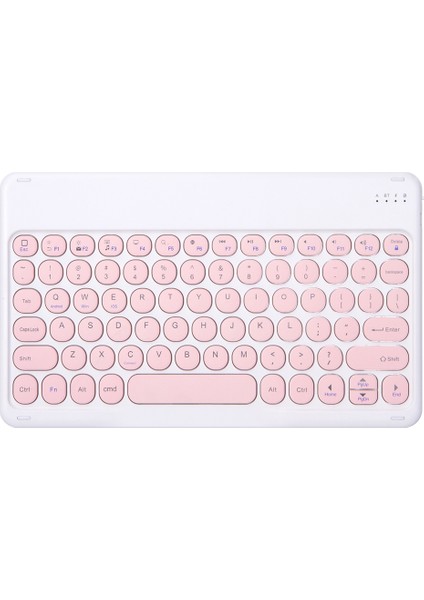 Bluetooth Klavye Pu Kılıfı, Spesifikasyon: Dokunmatik Pembe Pembe+Pembe Klavye Olmadan (Yurt Dışından)
