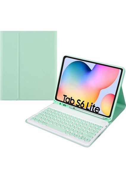 Bluetooth Klavye Pu Kılıfı, Özellikler: Touchpad Green+Yeşil Klavye Olmadan (Yurt Dışından)