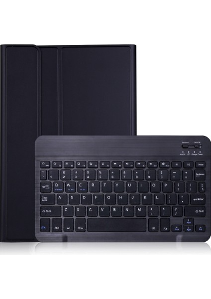 A860 Bluetooth Klavye Pu Kılıfı Galaxy Tab S6 10.5 Inç T860 Siyah (Yurt Dışından)