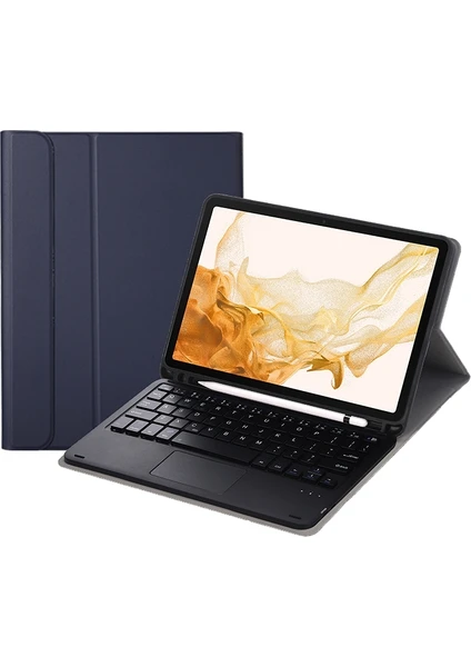 Klavye + Samsung Galaxy Tab S8 11 Inç SM-X700 Mavi (Yurt Dışından)