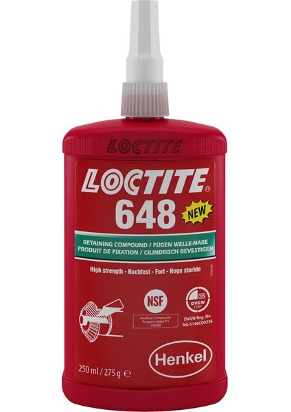 648 50ml Yüksek Mukavemet Sıkı Geçme Ürünü