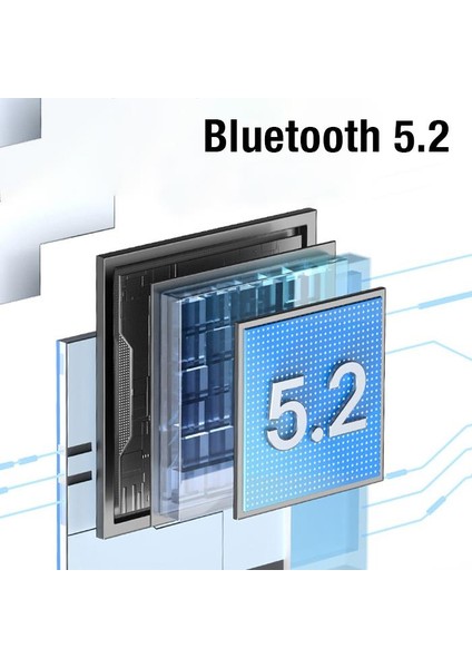 Profesyonel Bluetooth Vers.5.2 800MAH Uzun Şarjlı Gürültü Önleyici Kafaüstü Bluetooth Kulaklık
