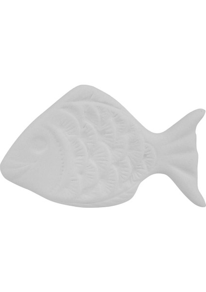 Balık Tabtab M2 Seramik Bisküvi | Boyanabilir Obje (Ham Ürün)